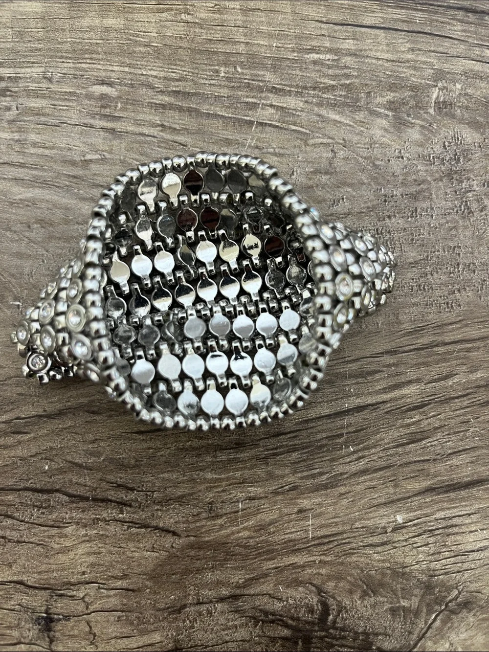 Silver Crystal Stretch Bracelet - Women Accessories